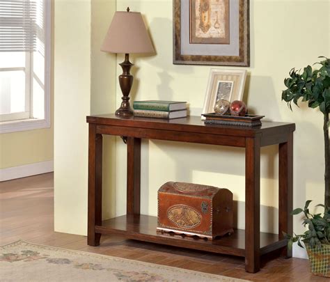 Estell Cherry Sofa Table from Furniture of America (CM4107S) | Coleman ...