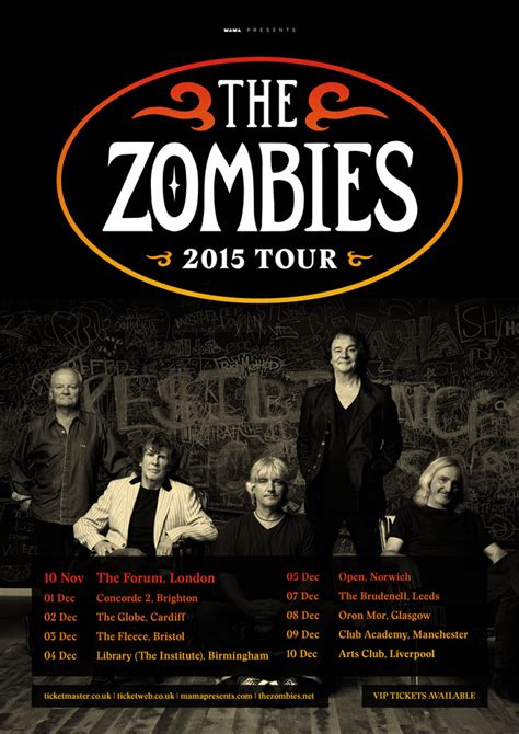 THE ZOMBIES Tour Dates 2016 - 2017 - concert images & videos TourLALA.com