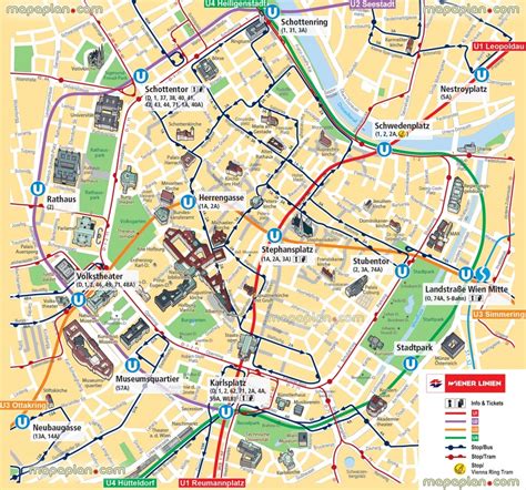 Vienna Tourist Map Printable | Printable Maps