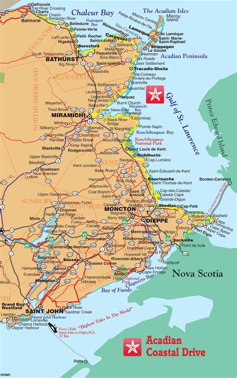 Acadian Map