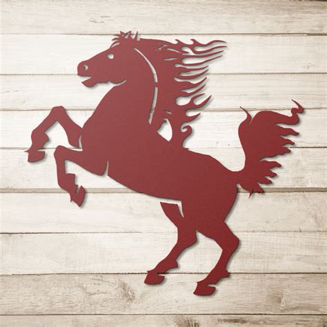 Wild Mustang Decorative Metal Wall Art – Mooi Metal Art