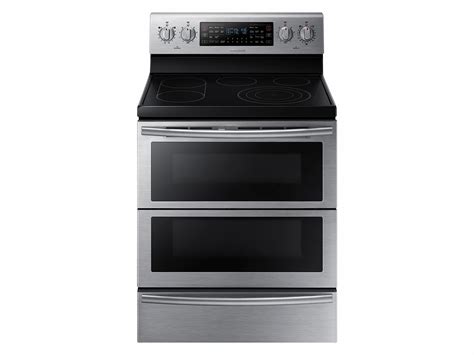 5.9 cu. ft. Double Oven Electric Range in Stainless Steel (NE59J7850WS) | Samsung US