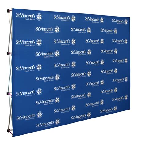 Custom Media, Press, and Trade Show Backdrops: New England Flag & Banner