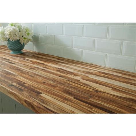 Acacia Butcher Block Countertop 8ft (With images) | Butcher block countertops, Countertops ...