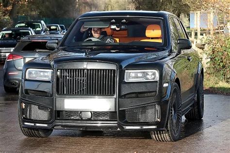 Man U Star Marcus Rashford Crashes His Rolls-Royce Wraith After Burnley Win