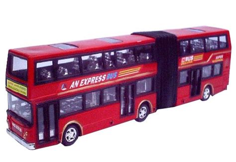 Large Scale Red Articulated Design Double Decker Bus Toy [DB1T100 ...