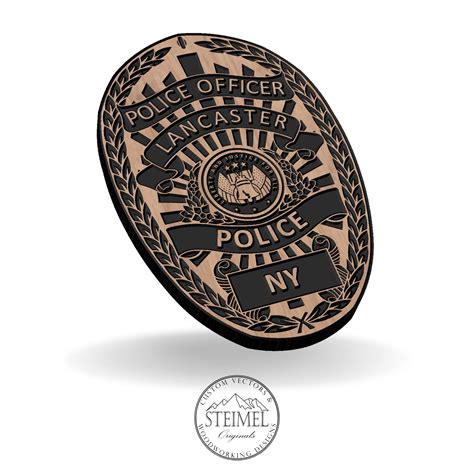 Lancaster Police Badge - Patriot Nation Design