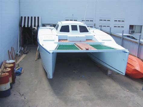 The $21K catamaran: Build a cat fast and cheap | Boat building plans, Boat building, Build your ...