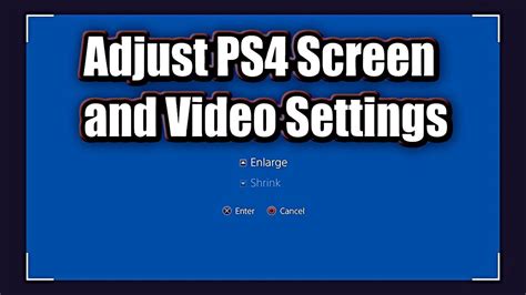 Adjust PS4 Screen Size and Video Settings | (PS4 Menu Tricks & Tips ...