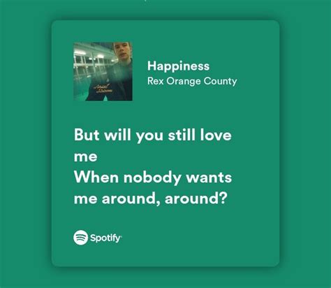 Happiness - Rex Orange County | Pretty lyrics, Song recommendations ...