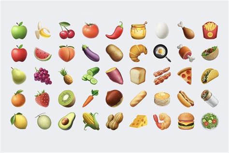 New Food Emojis With Apple's Latest iPhone Update | Hypebeast