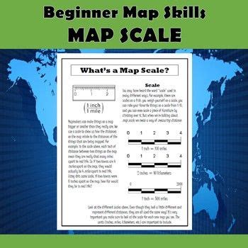 Map Scale Beginner Map Skills Activities - 2024