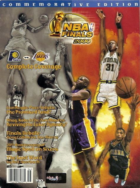 NBA Program: 2000 NBA Finals (Los Angeles Lakers vs. Indiana Pacers ...