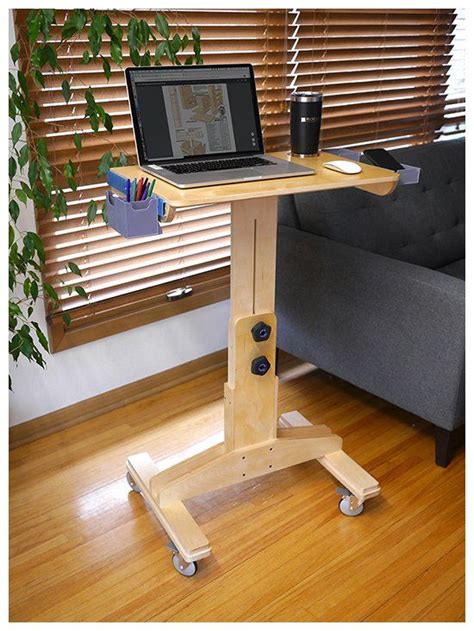 adjustable-laptop-desk-project-plan in 2020 | Ikea standing desk, Desk, Adjustable laptop table