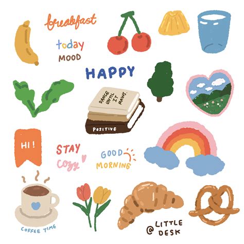 √ Cute Stickers Png