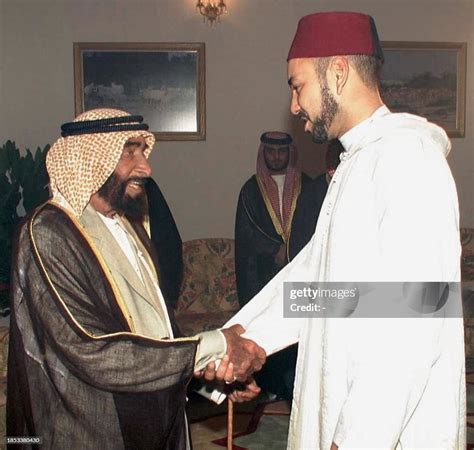 King Mohammed VI of Morocco shakes hands with the United Arab... News Photo - Getty Images