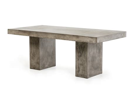 Modrest Saber Modern Concrete Dining Table | Concrete dining table ...