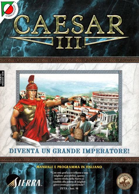 Caesar III (1998) box cover art - MobyGames