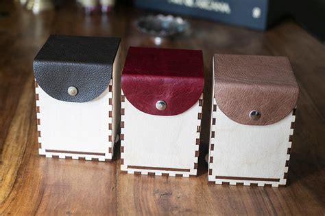 Customizable Real Leather Commander Deck Boxes | Etsy