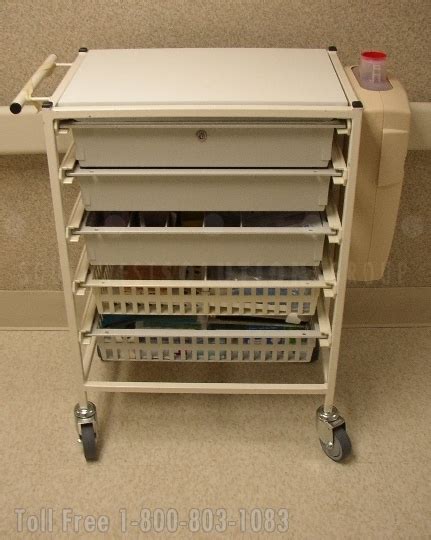 Hospital Supply Room Storage Restocking Tilt Bin Basket Medical ...