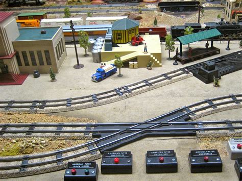 American Flyer Cabinet-top Train Layout