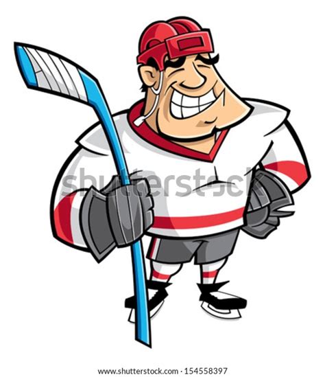 Cartoon Hockey Player Face Clipart