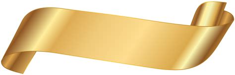 Gold Ribbon Png Gold Banner Clipart Png Image Gold Ribbon Banner | Images and Photos finder