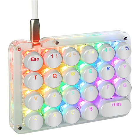 Buy Koolertron One Handed Macro Mechanical Keyboard,RGB LED Backlit Portable Mini One-Handed ...