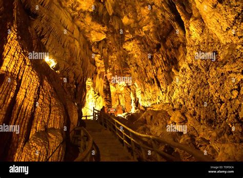 Natural karst caves Stock Photo - Alamy