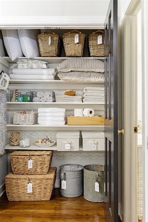 Linen Closet Organization Ideas - The Inspired Room