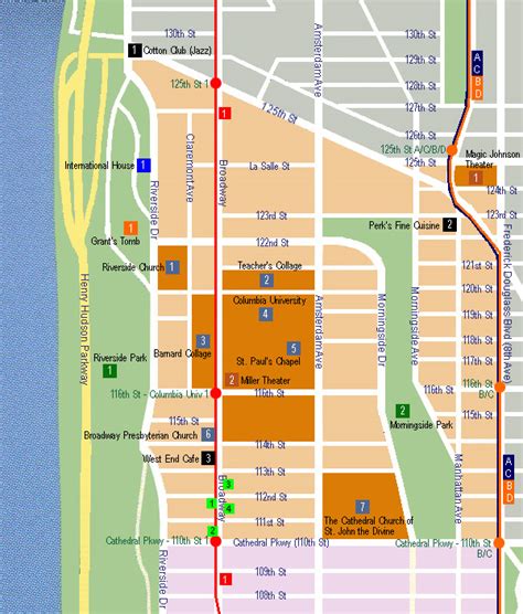 City of New York : New York Map | Morningside Heights Map