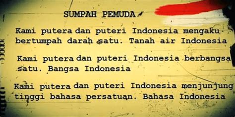 Gambar dan Isi Teks Sumpah Pemuda Asli 28 Oktober 1928 - artiini.com