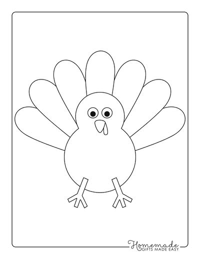 Free Printable Turkey Templates for Thanksgiving Crafts