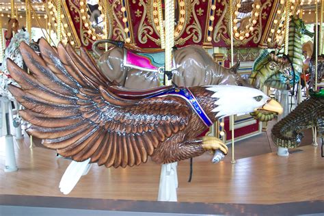 eagle animal on carousel Eagle Animals, Painted Horses, What Goes ...