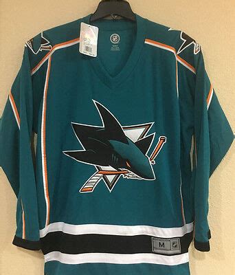 San Jose Sharks Men's Jersey - Embroidered Jersey NHL Licensed | eBay