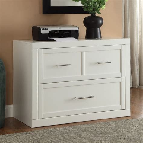 White 2 Drawer Lateral File Cabinet No Assembly — Madison Art Center Design