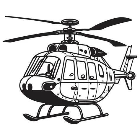 This is a Flying Helicopter Vector Silhouette, helicopter vector lineart. 24663893 Vector Art at ...