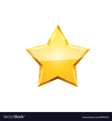 Gold star Royalty Free Vector Image - VectorStock