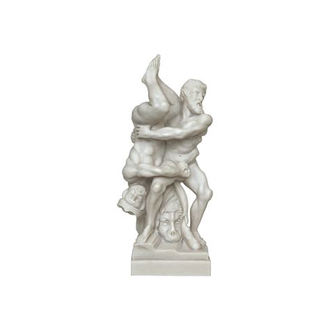 Hercules and Diomedes Statue Alabaster - Etsy UK