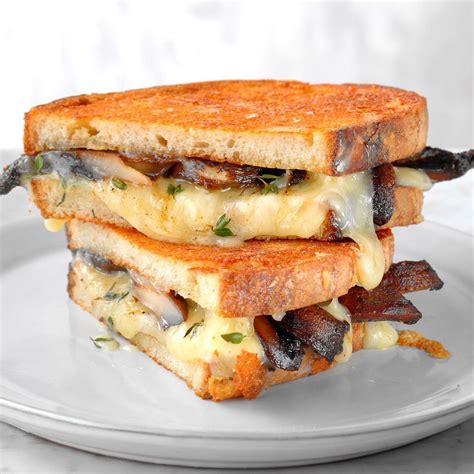 Grilled Cheese and Mushroom Sandwich Recipe: How to Make It