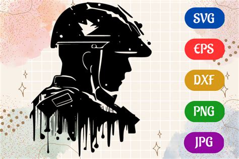 Military | Silhouette SVG EPS DXF Vector Graphic by Creative Oasis ...