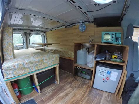 How I Converted a Cargo Van Into an Off-Grid Camper for Less Than $3,500 - Spin the Globe Project