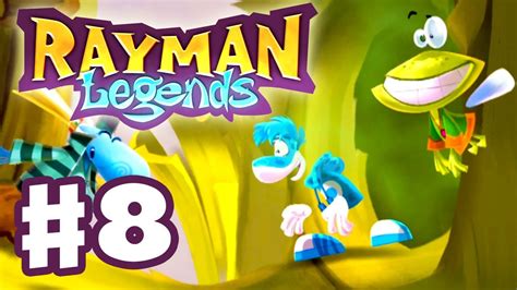 Rayman Legends - Gameplay Walkthrough Part 8 - Blue Rayman (PS3, Wii U, Xbox 360, PC) - YouTube