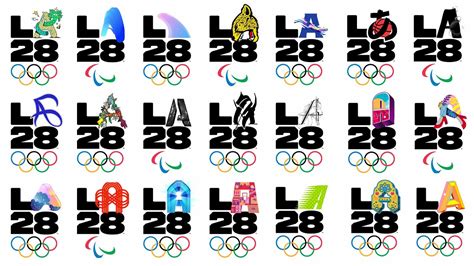 Twenty Six Different Logos for the 2028 LA Olympics! - YouTube