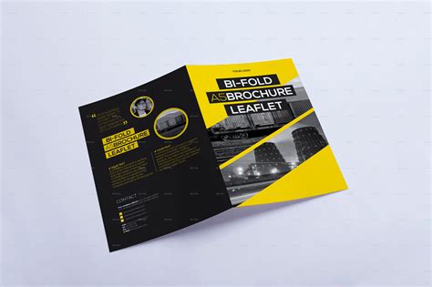 Bi-Fold A5 Brochure - Leaflet, Print Templates | GraphicRiver