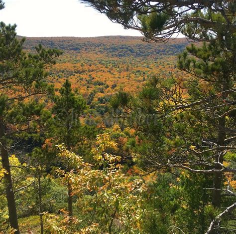 Fall Colors of the Porcupine Mountains Wilderness State Park on October ...