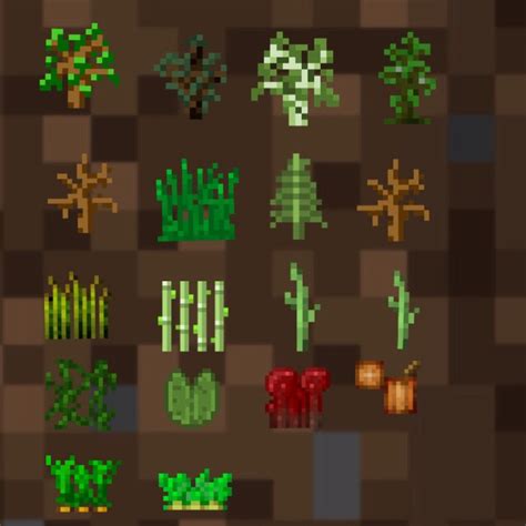 The plants of minecraft by Geoshark12 on DeviantArt