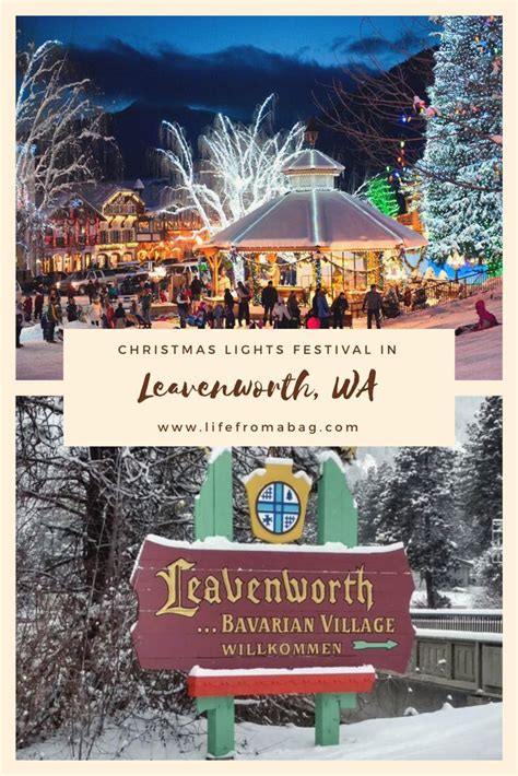 Leavenworth Washington Christmas Lights Festival (WA). 2 hours from ...