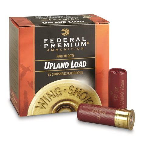 Federal, Premium High Velocity, 12 Gauge, 2 3/4" 1 3/8 oz. Shotshells ...