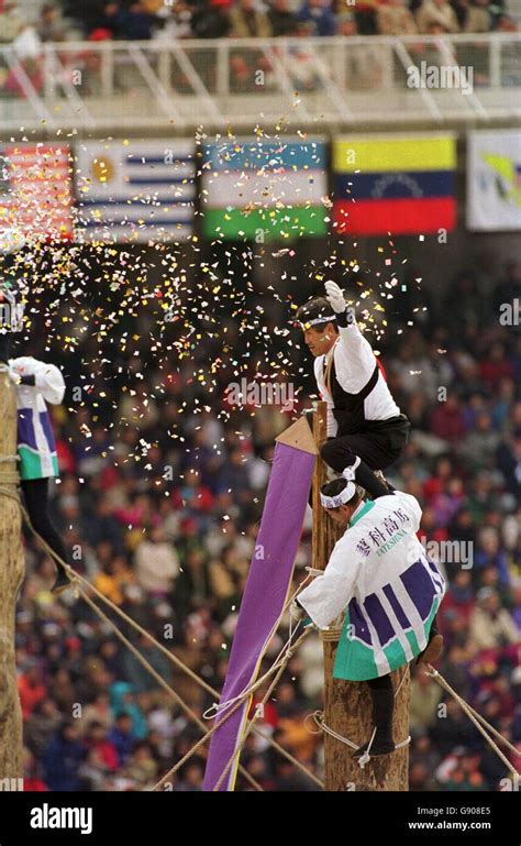 Winter Olympics - Nagano 1998 - Opening Ceremony Stock Photo - Alamy